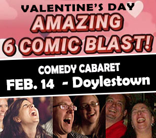 FUNNY VALENTINES 6 COMIC BLAST OF LAUGHS! in Comedy Cabaret Comedy Club at Poco's Restaurant