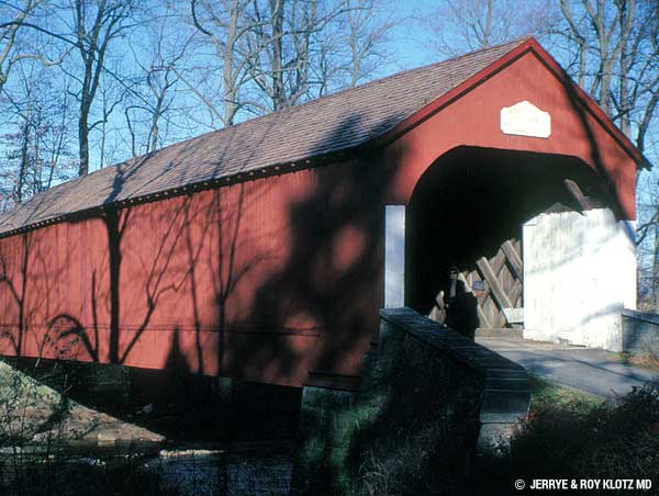 Haupt's Mill Covered Bridge Bucks County PA